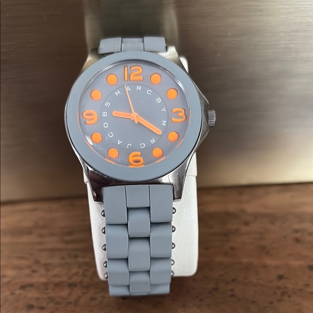 Marc by Marc Jacobs Gray and Orange Watch
